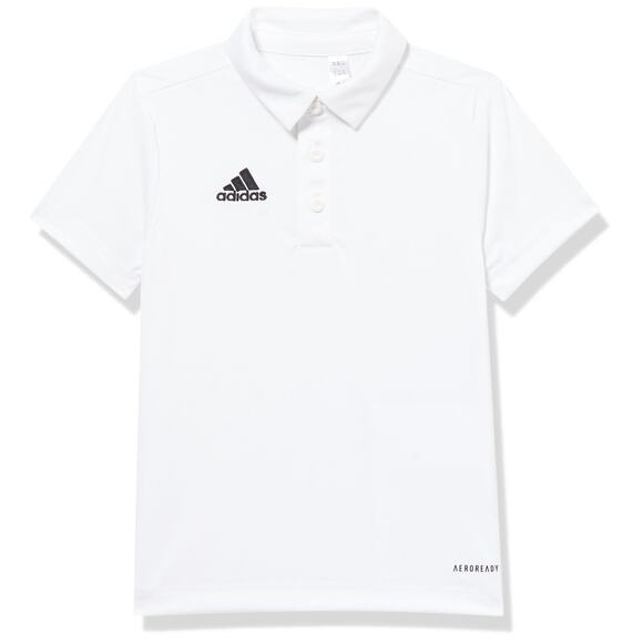 adidas Other - Adidas Youth Small White Entrada 22 Polo Shirt - Collar Short Sleeve Golf Boys